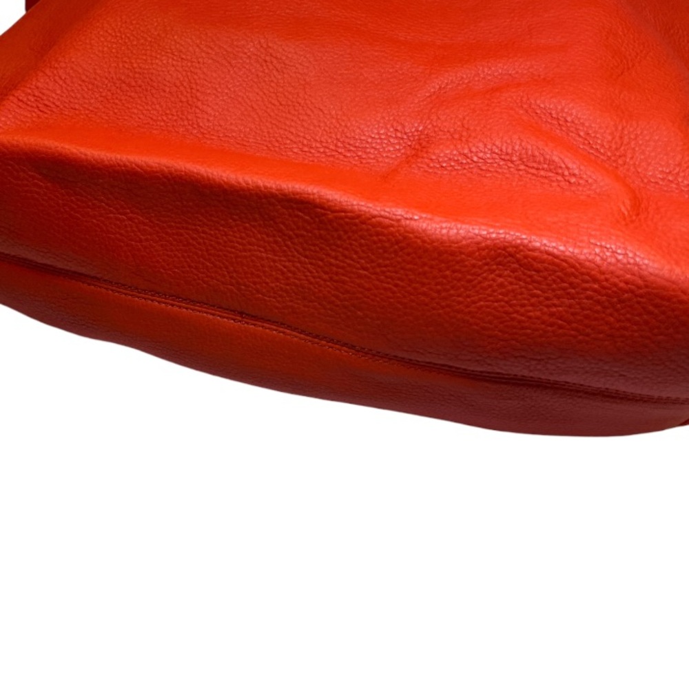 Joie Bright Red Leather Shoulder Tote - Picture 6 of 10